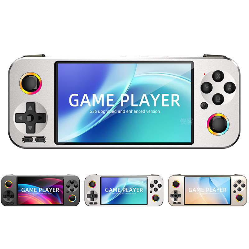 Open Source Retro Game Console 4 Inch - Consola de Juegos Portátil G36 Mejorada,