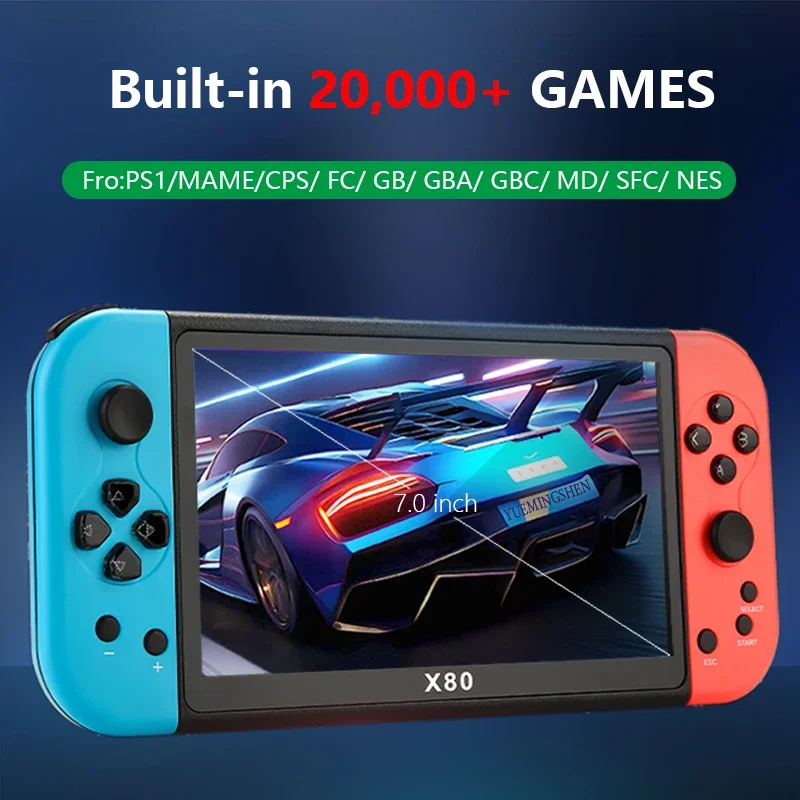 Retro Game Console Hdmi Tv Output - Reproductor de juegos portátil Retro X80,