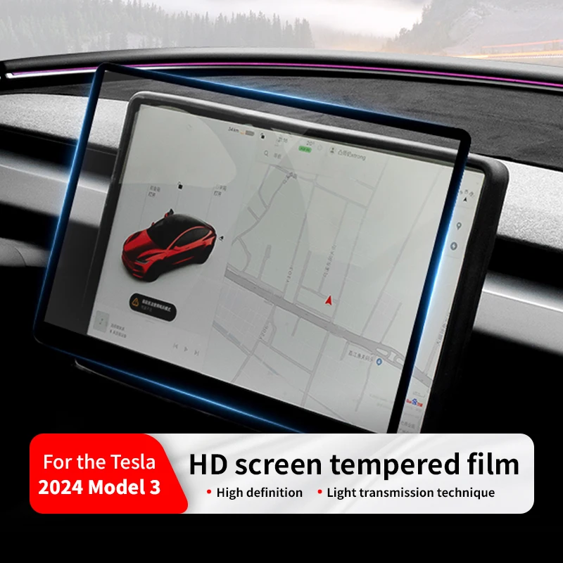 Screen Protector Tempered Glass Console - Apto para el Tesla Model 3