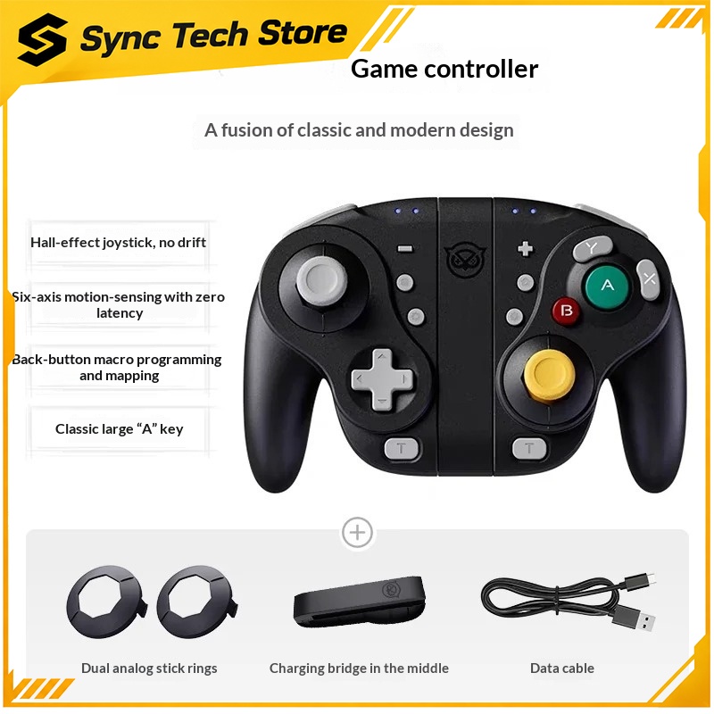 Wireless Retro Controller Bluetooth Gamepad - Mando inalámbrico Bluetooth con diseño retro