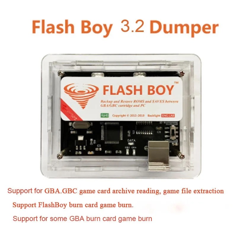 Gameboy Cartridge Flasher Dumper - Flash Boy 3,2 Cyclone Dumper para