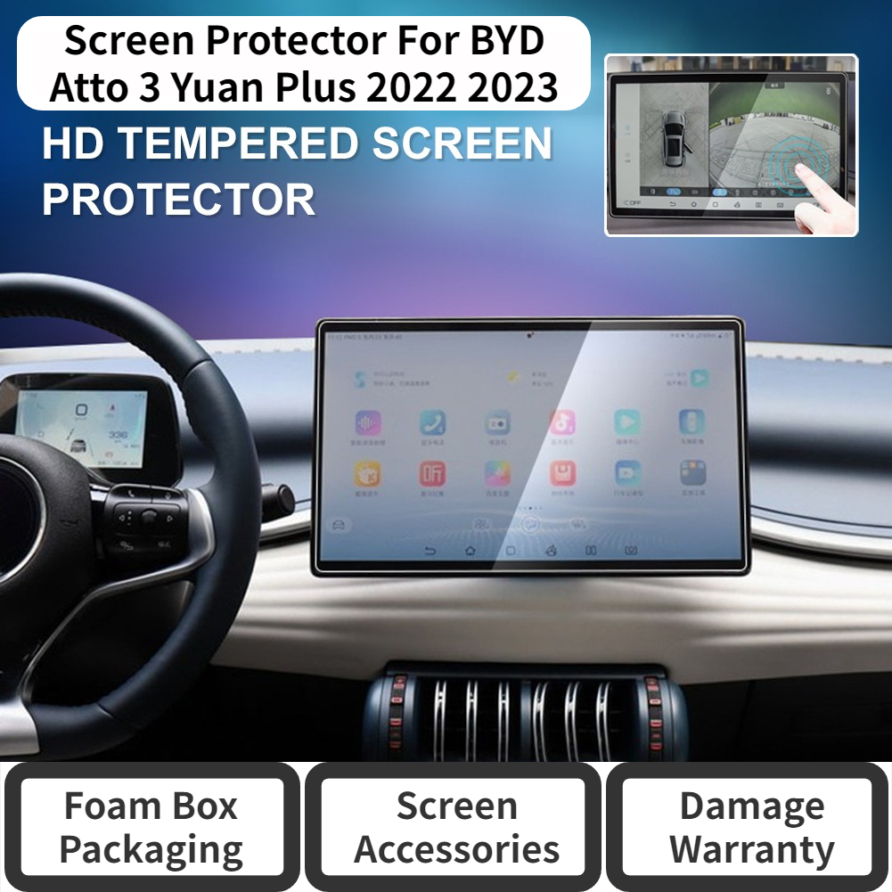 Screen Protector Tempered Glass Console - Protector de Pantalla Táctil para BYD