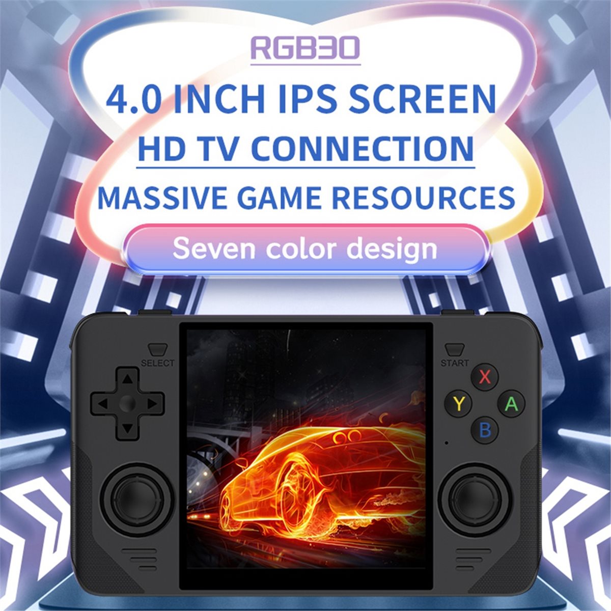 Consola de juegos portátil ret - Open Source Retro Game Console 4 Inch reseña y precio