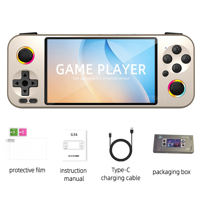 Consola de Juegos Portátil G36 - Open Source Retro Game Console 4 Inch reseña y precio