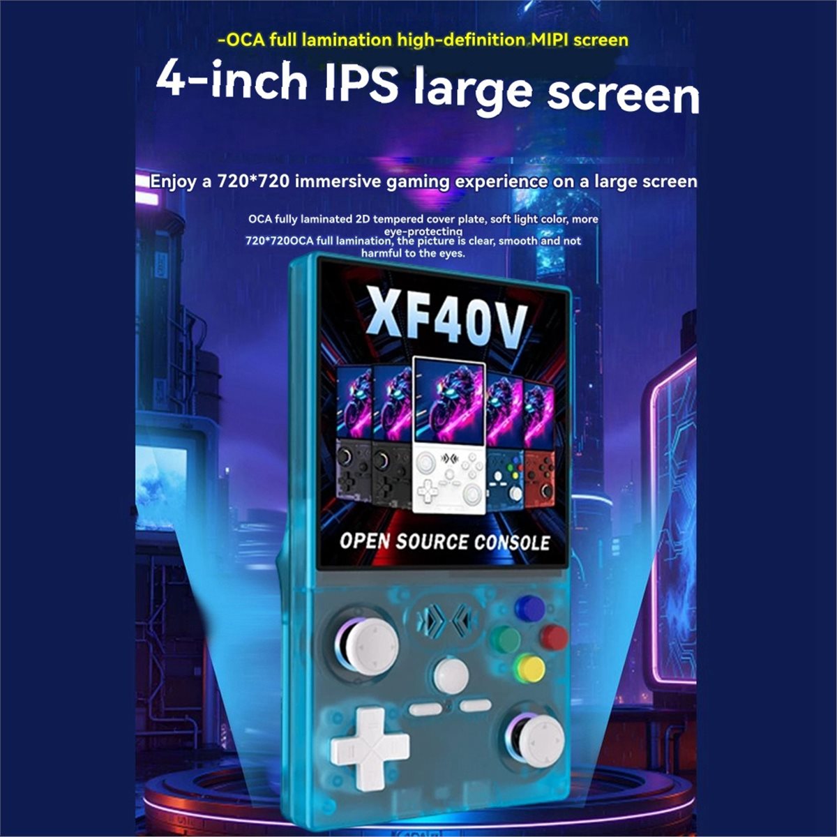 A86G NUEVA Consola de Juegos R - Retro Handheld Console Linux Ips Screen reseña y precio