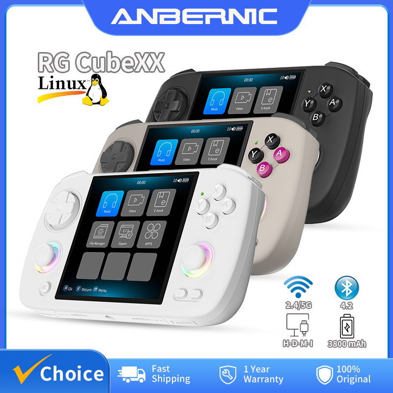 ANBERNIC-consola de juegos por - Retro Handheld Console Linux Ips Screen reseña y precio