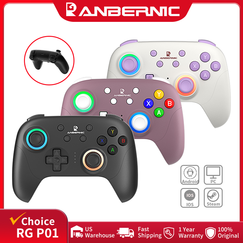 ANBERNIC-mando de juegos Retro - Wireless Retro Controller Bluetooth Gamepad reseña y precio