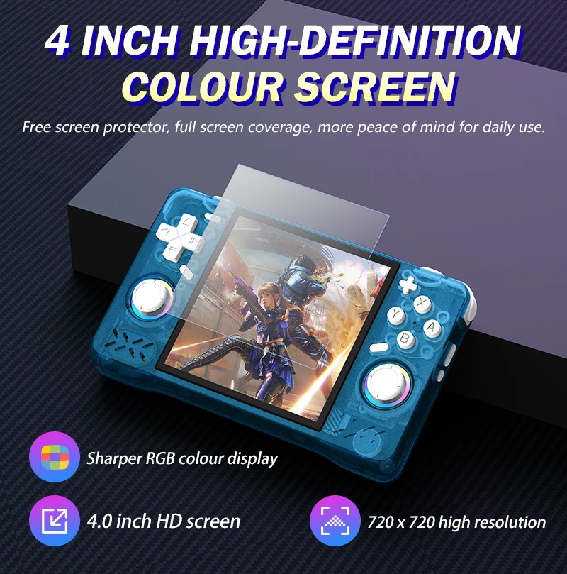 FLLAPT 20000 + juegos XF40H co - Open Source Retro Game Console 4 Inch reseña y precio