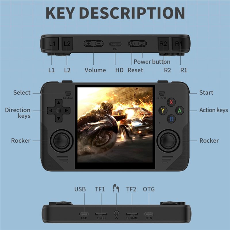 Consola de Juegos Retro A41Z-R - Open Source Retro Game Console 4 Inch reseña y precio